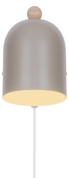 Nordlux - Стенно точково осветително тяло GASTON 1xE27/15W/230V бежово
