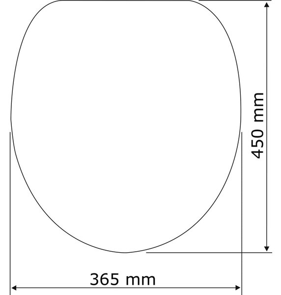 Тоалетна чиния с автоматично затваряне 36,5 x 45 см Boat – Wenko