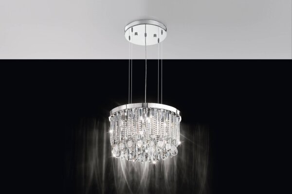 Eglo 93425 - Полилей на верижка CALAONDA 7xG9/33W/230V