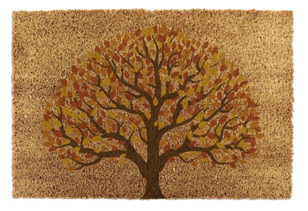Изтривалка от кокосови влакна 40x60 cm Autumnal Tree of Life – Artsy Doormats