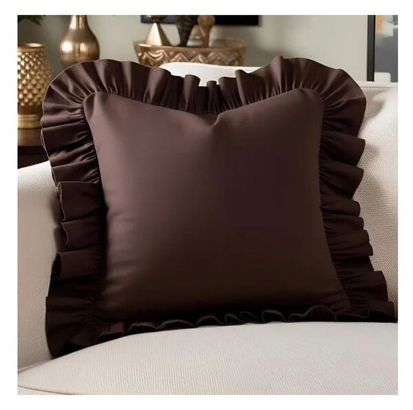 Калъфка за възглавница със смес от памук 40x40 cm Ruffled – Mila Home