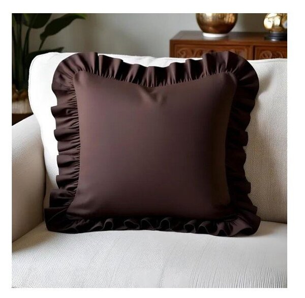 Калъфка за възглавница със смес от памук 40x40 cm Ruffled – Mila Home