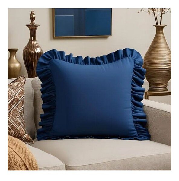 Калъфка за възглавница със смес от памук 40x40 cm Ruffled – Mila Home