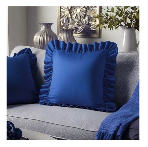 Калъфка за възглавница със смес от памук 40x40 cm Ruffled – Mila Home