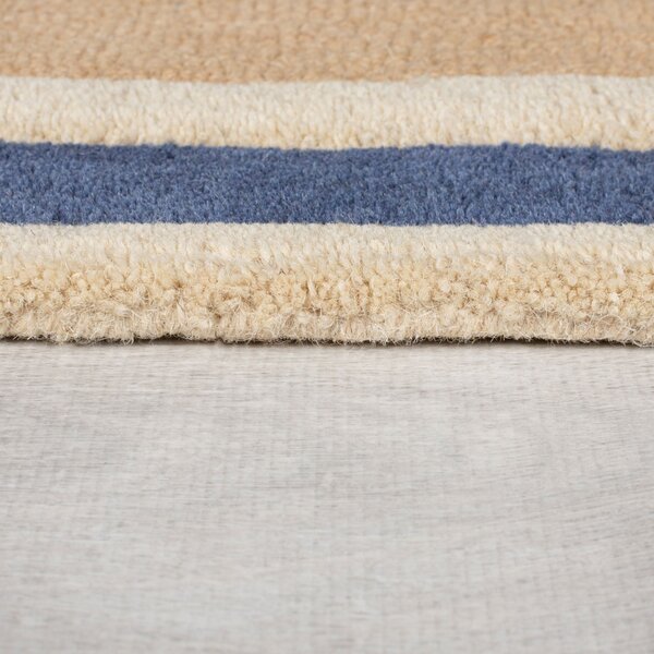 Килим за площ Illusion Retro Blocks Blue 60X230 cm, Flair Rugs