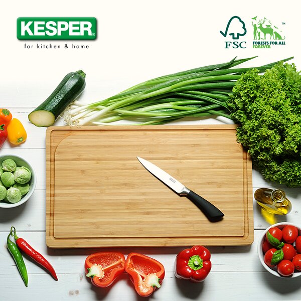 Дъска с улей KESPER 36x26x1.6см - БАМБУК