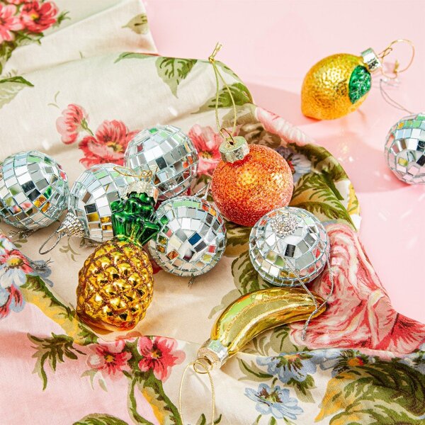 Пластмасови коледни топки в комплект 6 бр. ø 4 cm Mirror Ball Mini – Sass & Belle