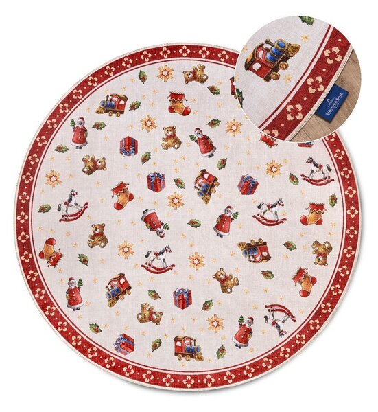 Червен кръгъл килим с коледен мотив ø 150 cm Red Christmas – Villeroy&Boch