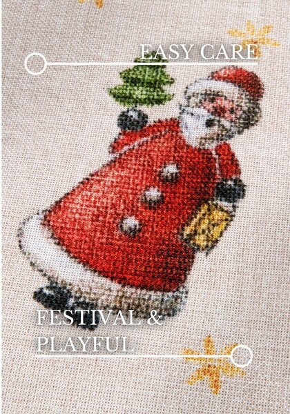 Червен кръгъл килим с коледен мотив ø 150 cm Red Christmas – Villeroy&Boch