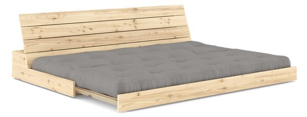 Сив разтегателен диван 196 cm Base – Karup Design