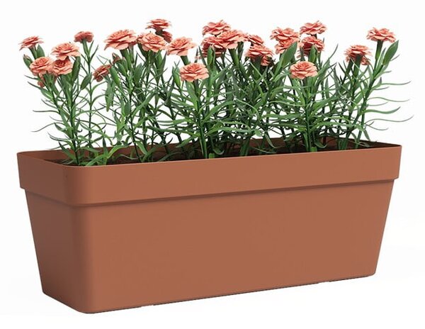 Самополиваща се саксия за цветя от рециклирана пластмаса 50 cm Capri – Artevasi