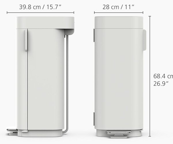 Кош за отпадъци Porta™ - сиво