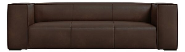 Тъмнокафяв кожен диван 227 см Madame - Windsor & Co Sofas