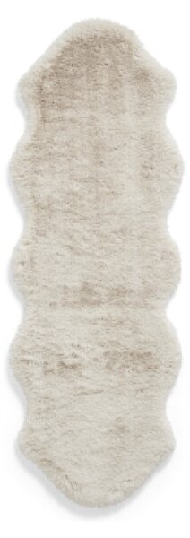 Кремава синтетична пътека 60x180 cm Super Teddy – Think Rugs