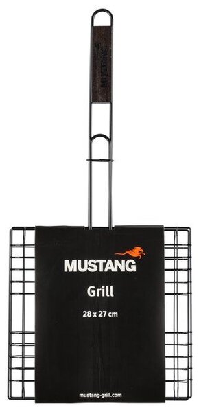 MUSTANG Решетка / скара за барбекю с незалепващо покритие - 28 х 27 см