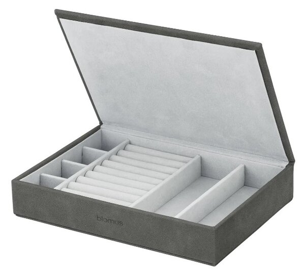 BLOMUS Кутия за бижута “SAHLA“, размер M - цвят сив (Pewter)