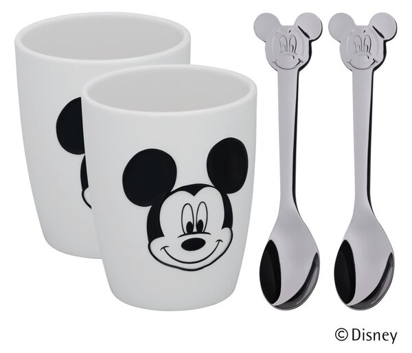 Комплект от 2 чаши и 2 лъжици , 250 ml Mickey Mouse - WMF