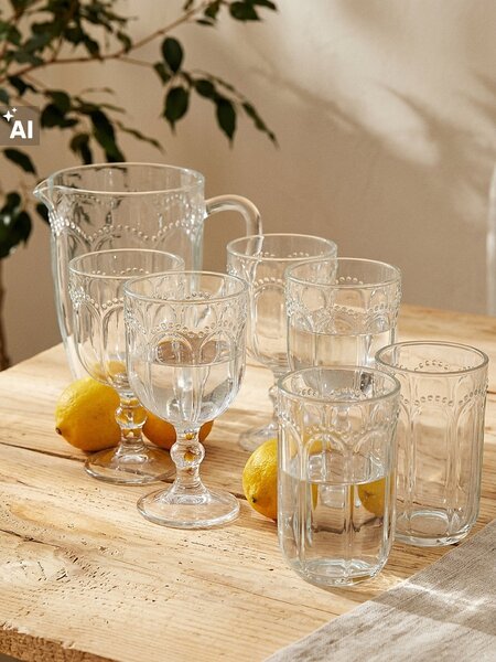 Sinsay - Комплект декоративни чаши 4 pack - clear