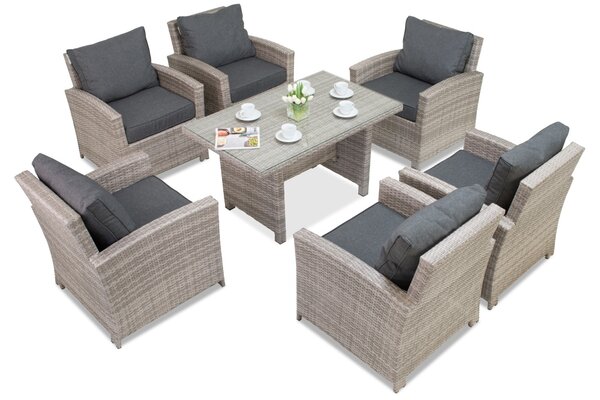 Комплект градински мебели Parma Premium сив Garden Point