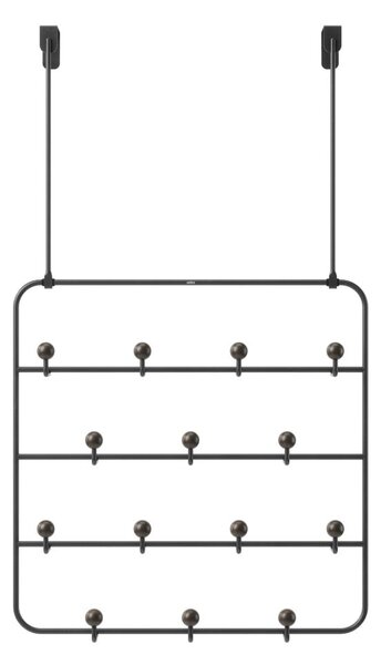 Черна метална закачалка за врата 36 cm Estique - Umbra