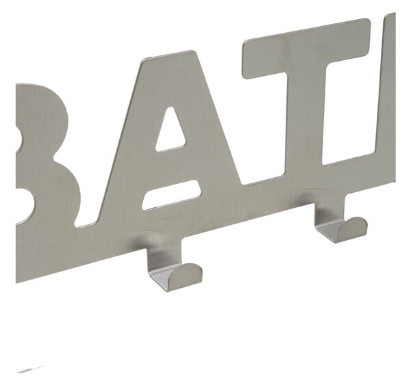 Матово сребро метален стелаж за врата 32 cm Bath – Casa Selección