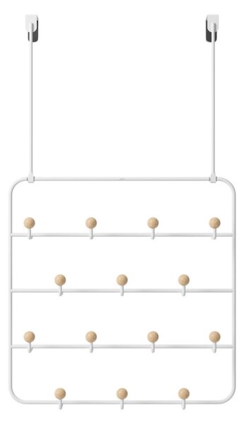 Бяла метална закачалка за врата 36 cm Estique - Umbra