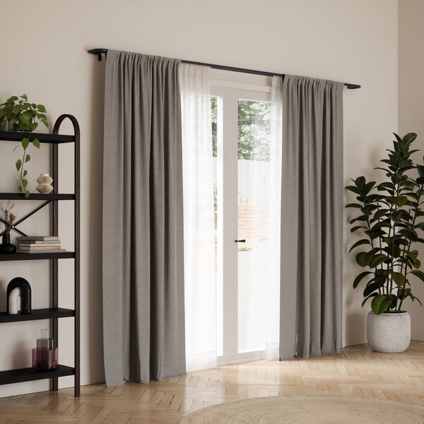 Стоманен разтегателен двоен корниз 76 - 213 cm Twilight – Umbra