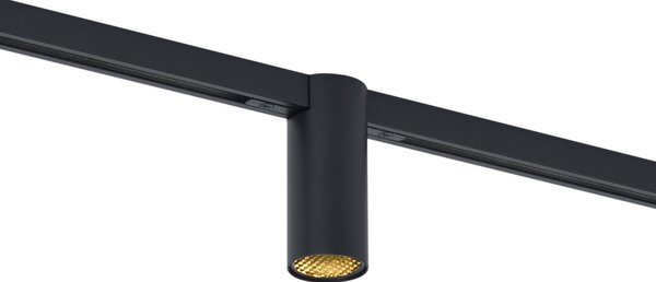 Модерен прожектор черен за релсова система 1-фазен GU10 35mm - Slimline Nubee Honey