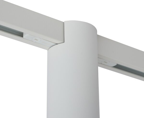 Модерен прожектор бял за 1-фазна релсова система GU10 35mm - Slimline Nubee Honey