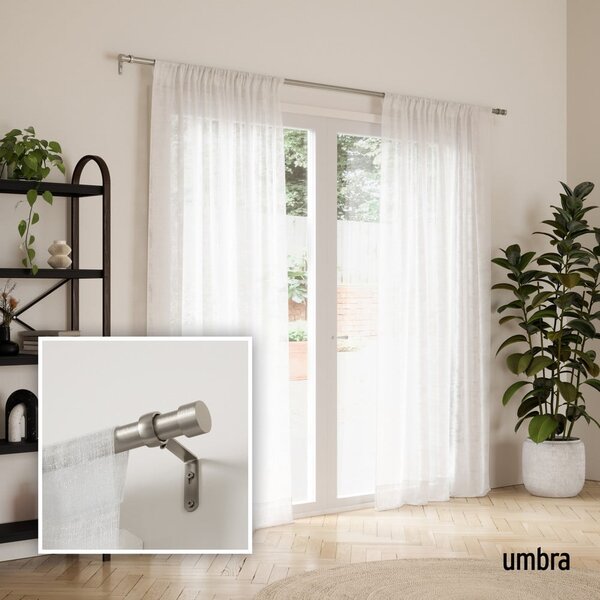Разтегателен корниз от неръждаема стомана 168 - 305 cm Cappa – Umbra