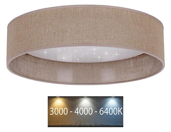 Brilagi - LED Лампа VELVET STAR LED/24W/230V Ø 40 cм кафява