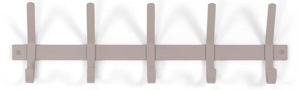 Кафяво-сива метална стенна закачалка 70 cm Dexter – Spinder Design