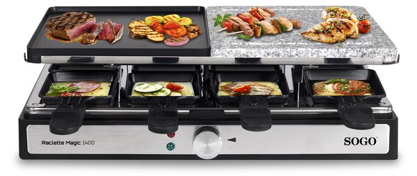 SOGO РАКЛЕТ ГРИЛ ЗА 8 ЧОВЕКА BAR-SS-10387 1400W