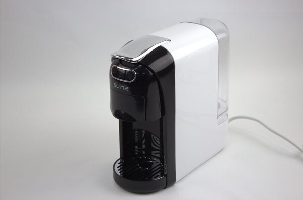 Еспресо машина за мляно кафе и капсули 3в1 Elite CCM-1277W/BL, 1400W, 0.7 л, 3 адаптера, 20 bar, Бял/черен