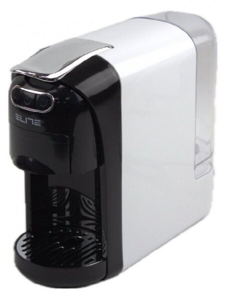 Еспресо машина за мляно кафе и капсули 3в1 Elite CCM-1277W/BL, 1400W, 0.7 л, 3 адаптера, 20 bar, Бял/черен