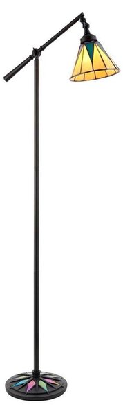 Endon 74355 - Подова лампа Tiffany DARK STAR 1xE14/40W/230V
