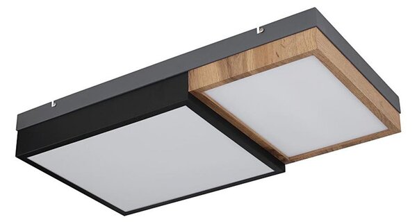 Globo 67286-30 - LED таванно осветително тяло GUNDI LED/30W/230V кафяво/черно