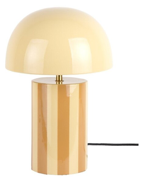 Жълта метална настолна лампа (височина 34 cm) Rayado – Leitmotiv