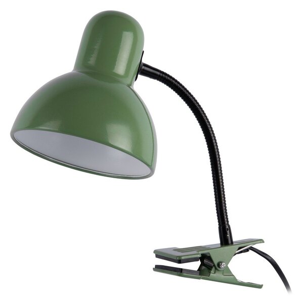 Зелена метална настолна лампа (височина 33,5 cm) New Retro – Leitmotiv