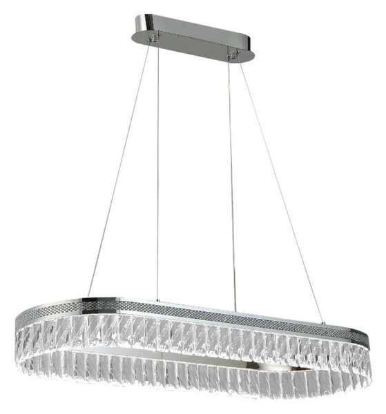 LED димиращ кристален полилей на кабел THALIA LED/50W/230V 3000-6000K + дистанционно управление