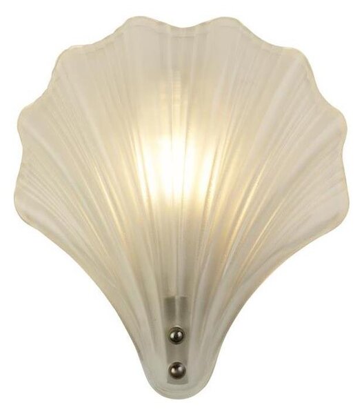 Searchlight 28980SS - Стенен аплик SHELL 1xG9/7W/230V бял