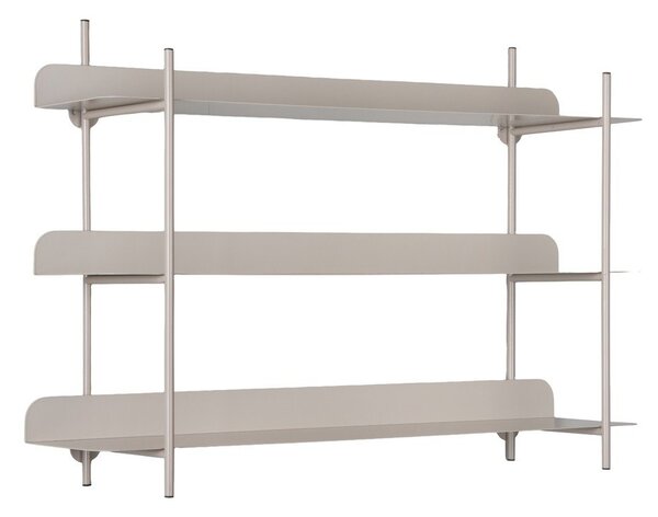 Сив на няколко нива метален стенен рафт 60 cm Riqueza Tres – PT LIVING
