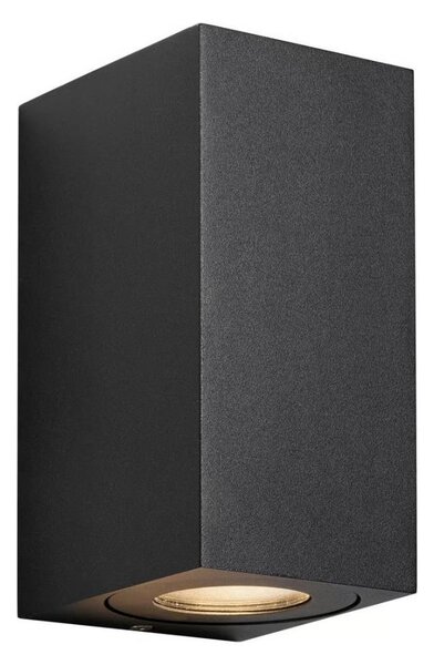 Nordlux - Външно стенно осветително тяло CANTO 2xGU10/28W/230V IP44 черно