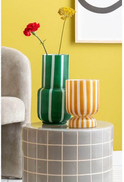 Керамична кръгла странична масичка ø 33 cm Retro Tiles – Leitmotiv
