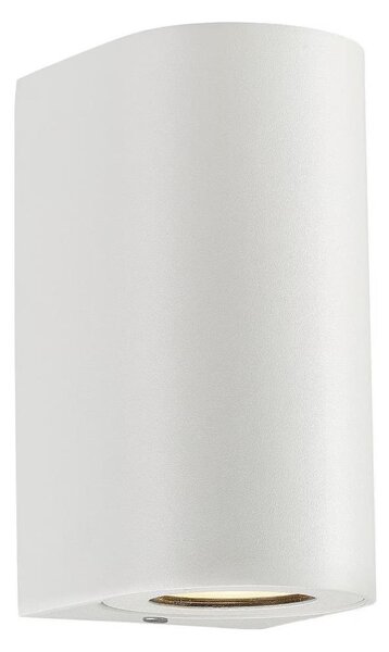 Nordlux - Външно стенно осветително тяло CANTO 2xGU10/28W/230V IP44 бяло