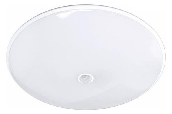 LED външно таванно осветително тяло със сензор VISTA LED/15W/230V Ø 26 cm IP54 бяло