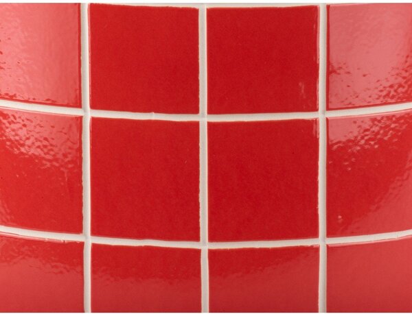 Керамична кръгла странична масичка ø 42 cm Retro Tiles – Leitmotiv