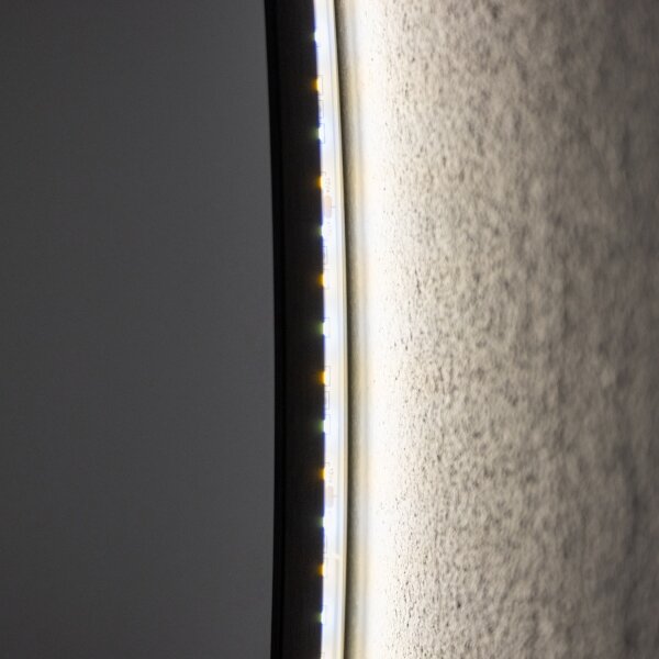 Brilagi - LED огледало за баня VENA BLACK LED/26W/230V 80 cm IP44 CRI 90 димируемо + CCT