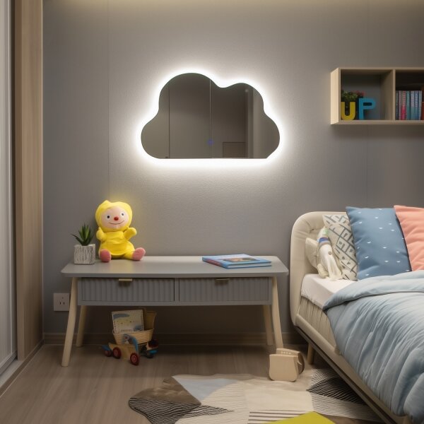 Brilagi - LED огледало за баня NUVOLA LED/19W/230V 37x60 cm IP44 CRI 90 димируемо +CCT