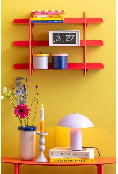 Червен на няколко нива метален стенен рафт 60 cm Cool Retro – PT LIVING